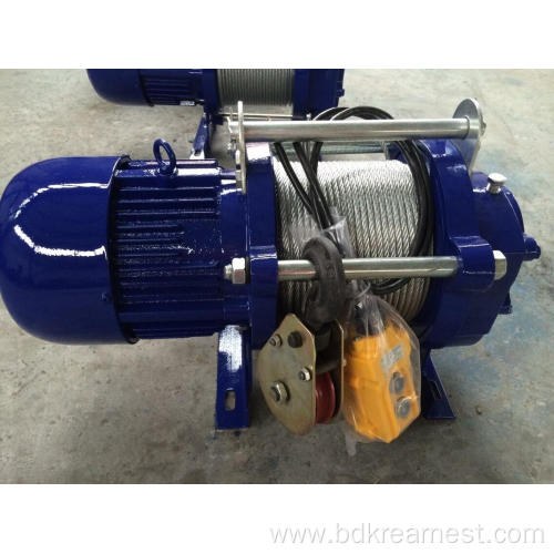 high quality multi-function wire rope electric hoist